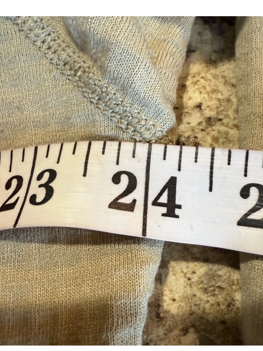 Men's Zip-Neck Ribbed Sweater in Light Beige - Picture 9 of 13